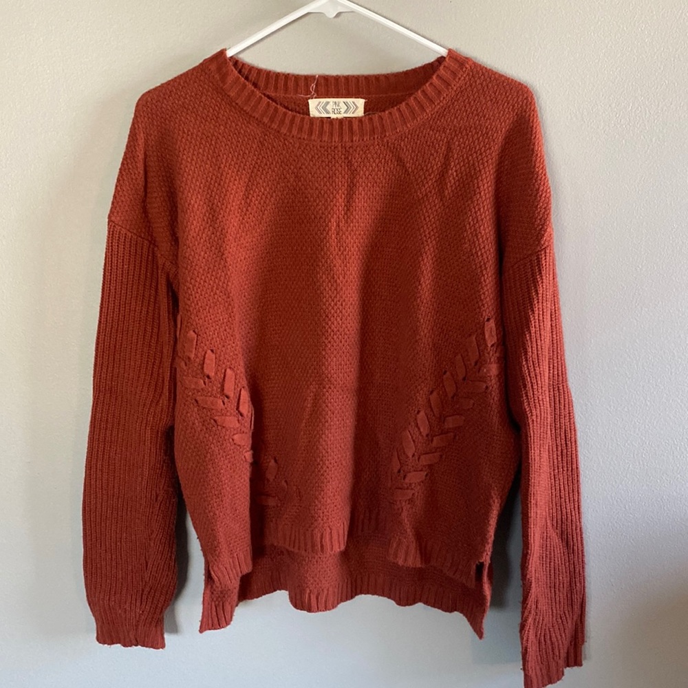 Burgundy sweater